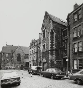 Edinburgh, Glen Street.
View from North of Church, Hall and School.