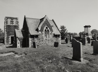 Edinburgh, Glasgow Road, Gogar Parish Church.
General view from South West.