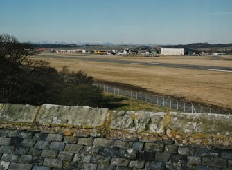 View from roof of Edinburgh Airport