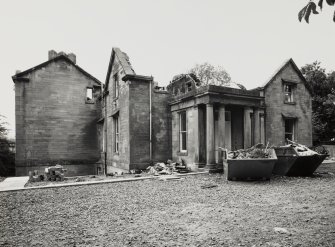 Edinburgh, Gogar Station Road, Kellerstain House.
View from North-East, with no roof.