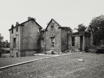 Edinburgh, Gogar Station Road, Kellerstain House.
View from North-East, with no roof.