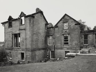 Edinburgh, Gogar Station Road, Kellerstain House.
View from North-East, with no roof.