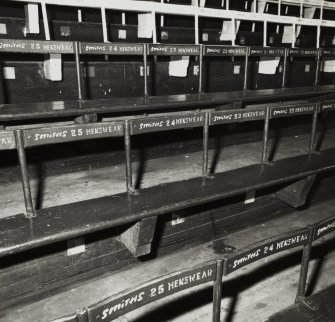 Main east stand, detail of seating