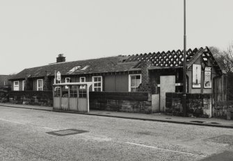 Edinburgh, Granton, Granton Road Station.
View of Station building from South-West.
