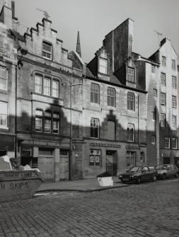 View from South West of 96 and 96 A Grassmarket Mission, and also showing part of 
No 98, 108-110
