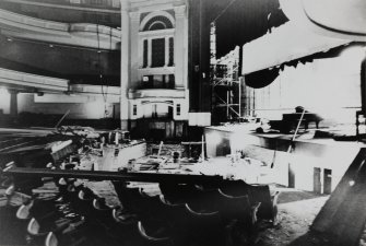 Auditorium under construction. General view.