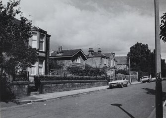 11, 13, 15 Greenhill Gardens.
View from South East.