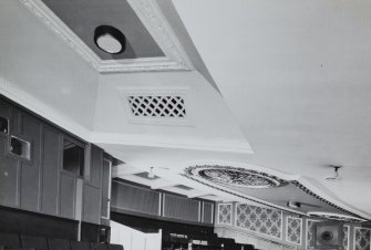 Playhouse Cinema, interior
Balcony, projection box and associated ventilation system