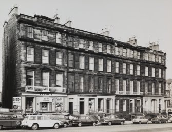 1-8 Haddington Place
View of South East elevation, with cars