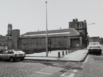 Henderson Row, Tram Depot.
View from North East showing tramcar entrance.