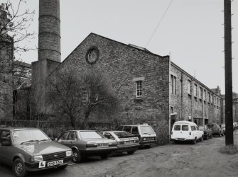 Henderson Row, Tram Depot.
View of rear of depot and wash house from South West.