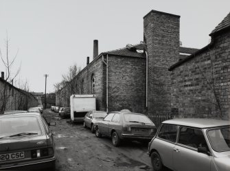 Henderson Row, Tram Depot.
View of rear from East.