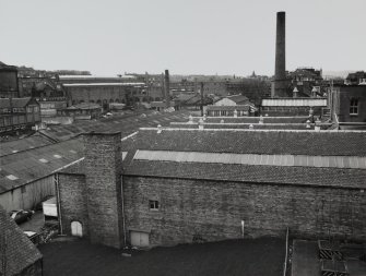 Henderson Row, Tram Depot.
Elevated view of depot and East Silversmith from Henderson Place, from North East.