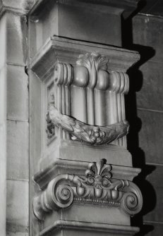 Henderson Row, Tram Depot.
Detail of column capital beside Henderson Row entrance.