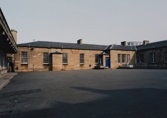 View of rear wing of main block from west