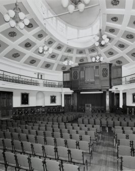 Interior, assembly hall, view from south east