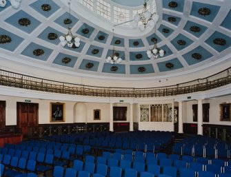 Interior, assembly hall, view from north west