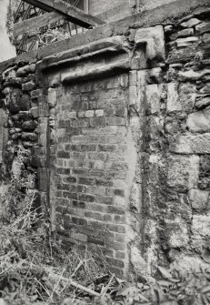 Detail of rear doorway in Hyndford's Close-now blocked up