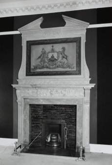 Interior. Detail of 1st floor meeting room fireplace
