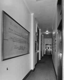 Interior. View of 1st floor corridor