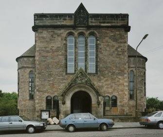 Edinburgh, Inverleith Terrace, First Church of Christ Scientist.
General view of front facade from North.