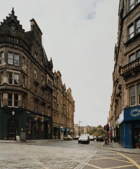 General view of Jeffrey Street from South