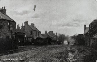 Photographic copy of a postcard.
General view.
Titled: 'Juniper Green, 592'.