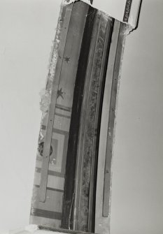 Church interior, detail of painted decoration