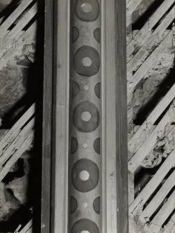 Church interior, detail of painted decoration