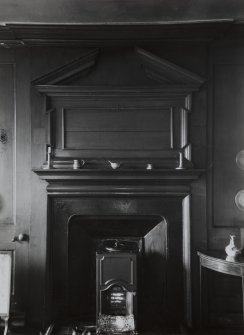Murrayfield House, interior.
Detail of dining room fireplace.