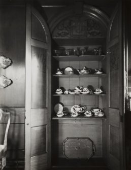 Murrayfield House, interior.
Detail of dining room cupboard.