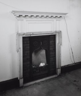 Interior-detail of fireplace in South West room on Fifth Floor of South block in Arnotts store.