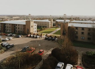 Elevated view of Holland House from NNW.