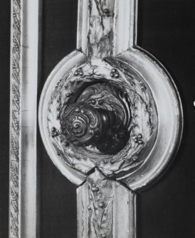 Interior-detail of ornamental bell-pull in Room G.14