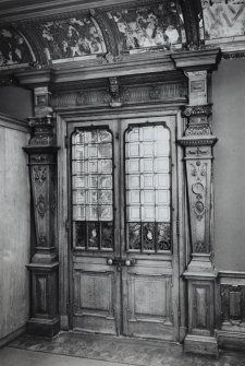 Interior-detail of West door in Room G.09