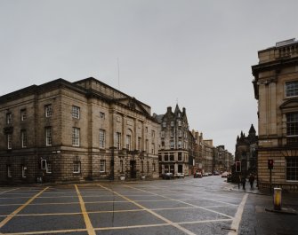 View looking towards top of High Street from South West.