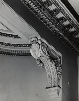 Chapel: cornice and corbel detail