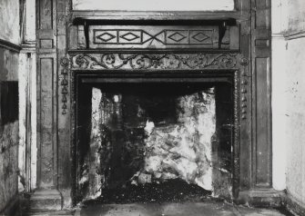 Interior, detail of chimneypiece.