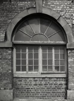 Detail of window and brickwork.