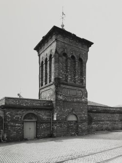 Detail of accumulator tower from North East.