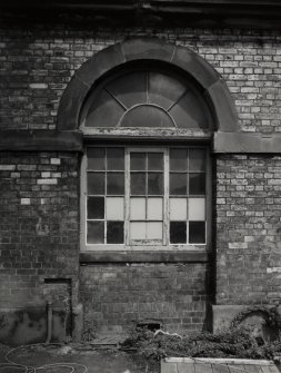 Detail of window and brickwork.