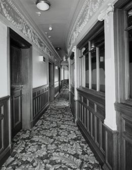 Interior. Auditorium. Grand circle access corridor