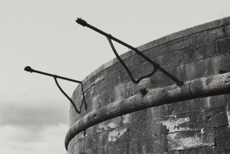 Martello Tower.
Detail of hoist brackets.