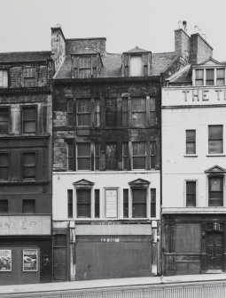13, 15 Leith Street
General view of North West front showing boarded up shops