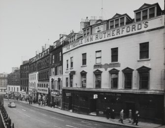5 - 43 Leith Street
General view from West, also showing The Thistle Inn, Jackson, Claude Alexander, Millett's, Neville Reed Personal Tailor, Paterson, Birrell and Robertson's