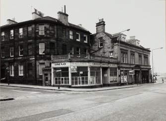 Edinburgh, Morrison Street, George Lindsay Glaziers.
General view from North-East.