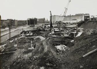 Edinburgh, Morrison Street, International Conference Centre.
General view from South-West during construction.