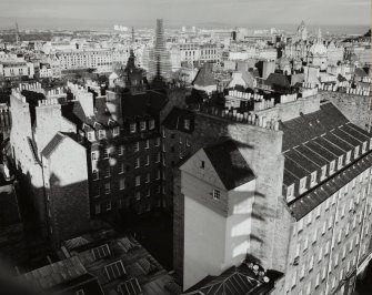 Elevated view of Northern part of city from SW