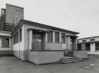 Detail of E range toilet block