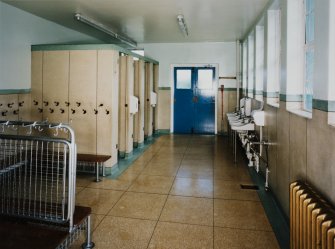 Interior. Detail of interior of toilet block